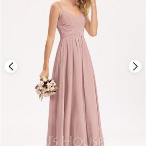 Never Worn Bridesmaid Dress - Size 6, Dusty Rose, Flattering Fit!